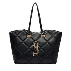Torebka Steve Madden. Czarne shopper bag Steve Madden, bez dodatków. Za 559.99 zł.