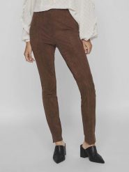 Vila Legginsy w kolorze brązowym rozmiar: XL. Brązowe legginsy damskie Vila, xl, bez wzorów. Za 65.85 zł.