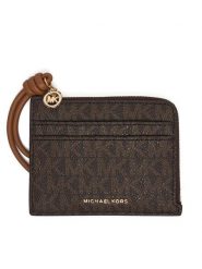 MICHAEL Michael Kors Bilonówka Jet Set 32S6GJ6W0B Brązowy. Brązowe portfele damskie MICHAEL Michael Kors, bez wzorów, ze skóry. Za 339.99 zł.