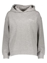 Pepe Jeans Bluza w kolorze szarym rozmiar: L. Szare bluzy damskie Pepe Jeans, l, bez wzorów, z bawełny, z kapturem. Za 122.96 zł.