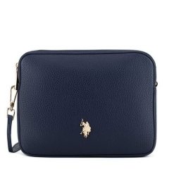 Torebka U.S. Polo Assn. Niebieskie listonoszki damskie U.S. Polo Assn., bez wzorów, bez dodatków. Za 167.99 zł.