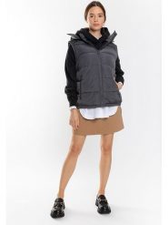 Northwood Kamizelka pikowana "Josh" w kolorze antracytowym rozmiar: M. Czarne kamizelki damskie Northwood, m, bez wzorów, bez kaptura. Za 169.67 zł.