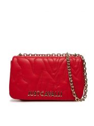 Just Cavalli Torebka 78RA4BE4 ZSB23 Czerwony. Czerwone torebki wieczorowe damskie Just Cavalli, bez wzorów, ze skóry, bez dodatków. Za 439.99 zł.