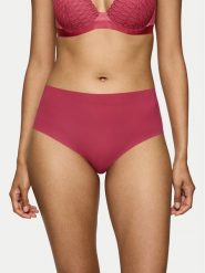 Triumph Figi klasyczne z wysokim stanem Pretty 10222227 Czerwony. Czerwone figi Triumph, bez wzorów, z syntetyku. Za 35.00 zł.