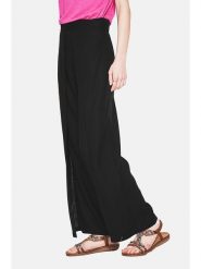 ASSUILI Lniane spodnie w kolorze czarnym rozmiar: 36. Czarne spodnie materiałowe damskie Assuili, bez wzorów, ze lnu. Za 121.99 zł.