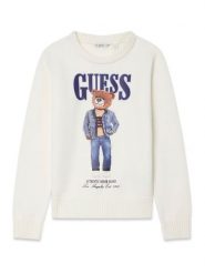 Guess Kids Sweter 180758 Kolorowy Classic Fit. Swetry chłopięce Guess Kids, bez kołnierzyka. Za 269.99 zł.