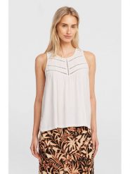 O'Neill Bluzka "Essentials Tokeena" w kolorze białym rozmiar: XS. Białe koszulki sportowe damskie O'Neill, xs, bez wzorów, z wiskozy, bez ramiączek. Za 83.42 zł.