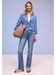 Street One Koszula w kolorze błękitnym rozmiar: 44. Niebieskie koszule damskie Street One, bez wzorów, z lyocellu, street, bez kołnierzyka, bez ramiączek. Za 158.84 zł.