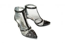 BRENDA ZARO T3603 silver, botki damskie. Szare botki damskie Brenda Zaro, bez obcasa, na obcasie, bez zapięcia. Za 274.95 zł.