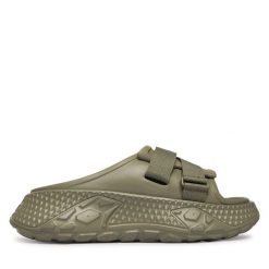 Klapki Palladium. Szare klapki damskie Palladium, bez wzorów, bez obcasa, bez zapięcia. Za 329.99 zł.