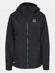 Haglöfs Kurtka przeciwdeszczowa Korp Proof 606219 Czarny Active Fit. Czarne kurtki damskie Haglöfs, m, bez wzorów, z syntetyku, bez kaptura. Za 599.99 zł.