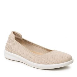 Baleriny Clara Barson. Brązowe balerinki damskie Clara Barson, bez wzorów. Za 79.99 zł.