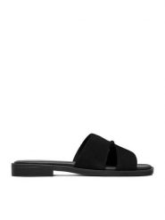 Lasocki Klapki CEO-RST-EMIE-05 Czarny. Czarne klapki damskie Lasocki, bez wzorów, ze skóry, bez obcasa, bez zapięcia. Za 139.99 zł.
