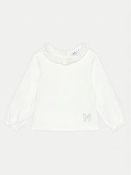 OVS Bluzka 2132950 Écru Regular Fit. Bluzki i koszule dziewczęce OVS, bez wzorów, z bawełny, bez kołnierzyka, bez ramiączek. Za 49.99 zł.