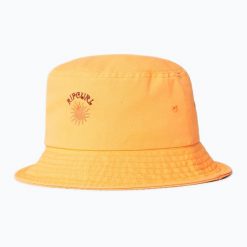 Kapelusz damski Rip Curl Mixed Short Brim Bucket. Brązowe kapelusze damskie Rip Curl, bez wzorów, z bawełny, sportowe. Za 109.99 zł.