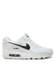 Nike Sneakersy Air Max 90 DH8010 101 Biały. Białe obuwie sportowe damskie Nike, z materiału, bez zapięcia. Za 549.99 zł.