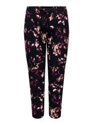 ONLY Carmakoma Spodnie w kolorze czarno-fioletowym rozmiar: 42/L32. Czarne spodnie materiałowe damskie Only Carmakoma, bez wzorów, z materiału. Za 122.67 zł.