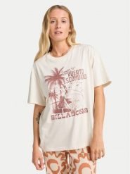 Billabong T-Shirt Oriana EBJZT00474 Beżowy Regular Fit. Brązowe t-shirty damskie Billabong, s, bez wzorów, z bawełny, bez kołnierzyka. Za 129.99 zł.