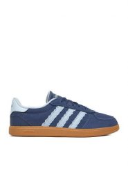 Adidas Sneakersy C-BREAKNET SLEEK IH1389 Niebieski. Niebieskie obuwie sportowe damskie Adidas, ze skóry, bez zapięcia. Za 239.99 zł.
