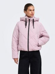 ONLY Kurtka zimowa w kolorze lawendowym rozmiar: L. Fioletowe kurtki damskie Only, na zimę, l, bez wzorów, z puchu, bez kaptura. Za 150.95 zł.
