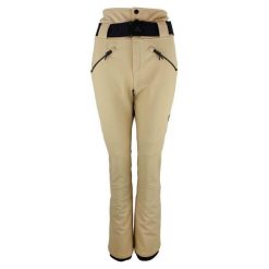 Spodnie narciarskie dla kobiet Peak Mountain Softshell. Brązowe spodnie sportowe damskie Peak Mountain, na zimę, bez wzorów, z softshellu, narciarskie. W wyprzedaży za 532.00 zł.