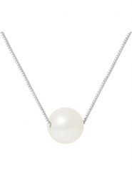 Pearline Srebrny naszyjnik z perłą - dł. 42 cm rozmiar: onesize. Szare naszyjniki damskie Pearline, z perłą, srebrne. Za 173.99 zł.