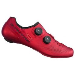 Buty Shimano S-phyre SH-RC903. Czerwone obuwie sportowe damskie Shimano, bez zapięcia, do biegania. Za 1,702.10 zł.