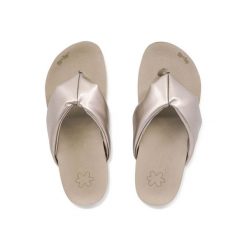 Japonki basenowe damskie Flip Flop Toe Fine. Szare klapki damskie Flip Flop, bez wzorów, bez obcasa, bez zapięcia. Za 81.00 zł.