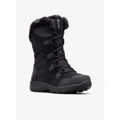 Buty zimowe damskie Columbia Ice Maiden II. Czarne obuwie trekkingowe damskie Columbia, bez zapięcia. Za 329.99 zł.