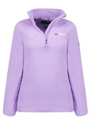 Geographical Norway Bluza polarowa "Tug" w kolorze fioletowym rozmiar: L. Różowe bluzy damskie Geographical Norway, l, bez wzorów, z materiału, bez kaptura. Za 72.95 zł.