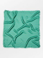 Becksöndergaard Jedwabna chusta w kolorze turkusowym - 65 x 65 cm rozmiar: onesize. Niebieskie chusty damskie Becksöndergaard, bez wzorów, z jedwabiu. Za 113.99 zł.