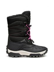 Geox Śniegowce J Himalaya B Ab J46FTA 0FU50 C0922 D Czarny. Czarne kozaki dziewczęce Geox, bez wzorów, z materiału, bez obcasa, bez zapięcia. Za 319.99 zł.