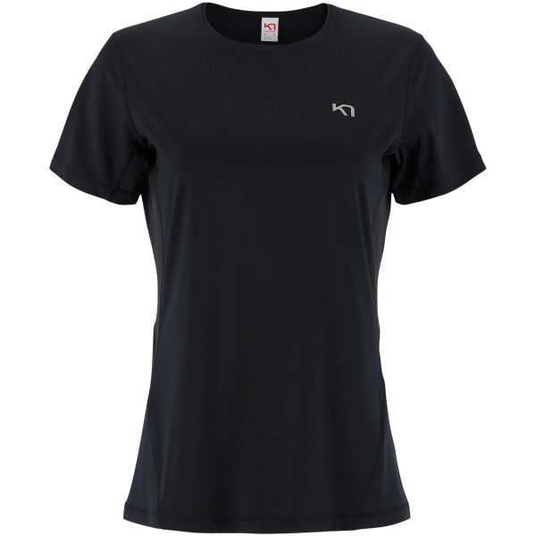 Koszulka damska Kari Traa Nora 2.0. Czarne koszulki damskie Kari Traa, bez wzorów, bez kołnierzyka, bez ramiączek. Za 200.00 zł.