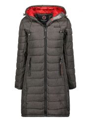 Canadian Peak Płaszcz pikowany "Aromeak" w kolorze antracytowym rozmiar: onesize. Czarne płaszcze damskie Canadian Peak, bez wzorów, bez kaptura. Za 216.22 zł.