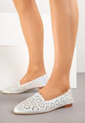 Srebrne Balerinki z Ażurowym Zdobieniem Ralises. Szare balerinki damskie Born2be, z aplikacjami, z koronki. Za 59.99 zł.