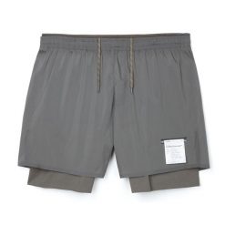 Szorty Satisfy CoffeeThermal™. Szare spodenki sportowe damskie SATISFY, m, bez wzorów, z materiału, do biegania. Za 931.00 zł.