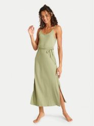 Banana Moon Sukienka letnia Yaquina Amaria MGC27 Zielony Regular Fit. Zielone sukienki damskie Banana Moon, bez wzorów, z wiskozy, bez ramiączek. Za 459.99 zł.