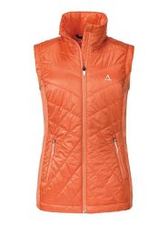 Schöffel Kamizelka hybrydowa "Stams" w kolorze pomarańczowym rozmiar: 38. Pomarańczowe kamizelki damskie Schöffel, bez wzorów, bez kaptura. Za 571.03 zł.