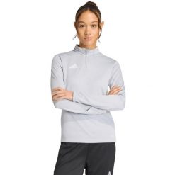 Bluza damska adidas Entrada 26 Training Top. Szare bluzy damskie Adidas, bez wzorów, z materiału, bez kaptura. Za 121.99 zł.