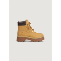 Buty alpinistyczne Kobieta TIMBERLAND 6 IN LACE WATERPROOF BOOT. Brązowe obuwie trekkingowe damskie Timberland, ze skóry, bez zapięcia. Za 829.99 zł.