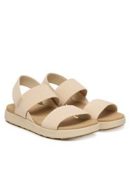 Keen Sandały Elle Backstrap 1031704 Beżowy jasny. Brązowe sandały damskie Keen, bez wzorów, z materiału, bez obcasa, na płaskiej podeszwie, bez zapięcia. Za 379.99 zł.