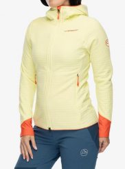 Bluza polarowa damska La Sportiva Bristen Thermal Hoody. Żółte bluzy damskie La Sportiva, l, bez wzorów, z materiału, bez kaptura. Za 692.99 zł.