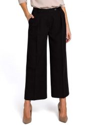 Stylove Spodnie w kolorze czarnym rozmiar: XXL. Czarne spodnie materiałowe damskie Stylove, bez wzorów, z materiału. Za 209.95 zł.
