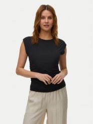 Vero Moda T-Shirt Avasarah 10342876 Czarny Slim Fit. Czarne t-shirty damskie Vero Moda, xl, bez wzorów, z lyocellu, bez kołnierzyka. Za 89.99 zł.