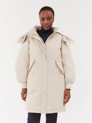 Guess Płaszcz zimowy Rolanda W3BL77 WFVW0 Beżowy Regular Fit. Brązowe płaszcze damskie Guess, na zimę, s, z aplikacjami, z bawełny, bez kaptura. Za 729.99 zł.