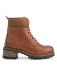 Mysa Skórzane botki "Daphne" w kolorze brązowym rozmiar: 41. Brązowe botki damskie mysa, z materiału, bez obcasa, bez zapięcia. Za 269.75 zł.