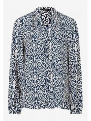 More & More Bluzka w kolorze granatowo-białym rozmiar: 38. Białe bluzki damskie More & More, s, bez wzorów, z bawełny, klasyczne, bez kołnierzyka, bez ramiączek. Za 82.99 zł.