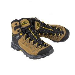 Buty trekkingowe unisex Alpine Pro Vete skórzane. Brązowe obuwie trekkingowe damskie Alpine Pro, bez zapięcia. W wyprzedaży za 299.00 zł.