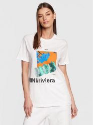 Ice Play T-Shirt 23E U2M0 F023 6324 1101 Biały Regular Fit. Białe t-shirty damskie Ice Play, m, bez wzorów, z bawełny, bez kołnierzyka. Za 379.99 zł.