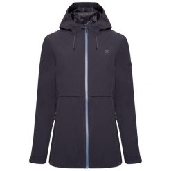 Kurtka trekkingowa przeciwdeszczowa damska Switch Up. Czarne kurtki damskie Dare 2b, bez wzorów, z poliesteru, bez kaptura. Za 259.70 zł.